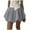 Grey, variant on Women's Sexy Solid Ruffle Mini Skirt Flirty Skater - Casual High Waist Short Party Skirt