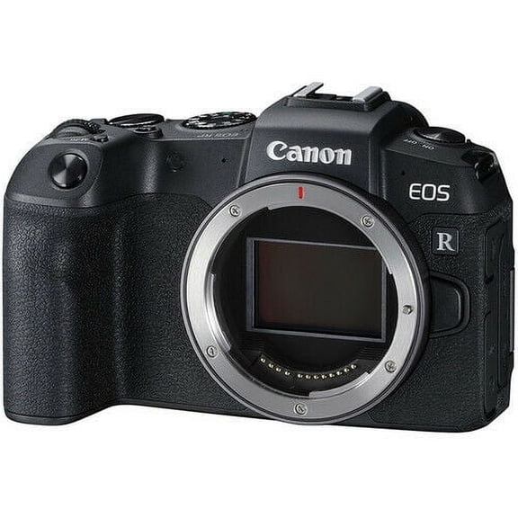Restored Canon EOS RP Mirrorless Camera Body Only, 26.2MP Full-Frame CMOS Sensor, 4K Video, Wi-Fi, Bluetooth, International version, Black