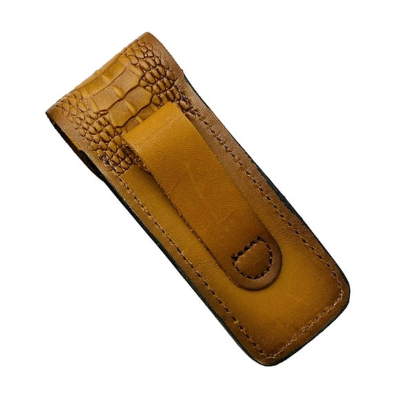 Vintage Leathers Sheath Knife Pocket Folding Knife Sheath Carriers Holsters