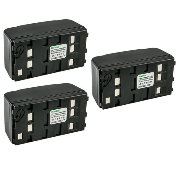 Kastar 3-Pack Ni-MH Battery 6V 4800mAh Compatible with Sharp BT80 BT80BKP, Leica GEB-111 GEB-121, RCS1100 DNA03 DNA10, SR500, TPS400 TPS700 TPS800 TPS1100 TPS1101, RV4019, Interstate CAM0885