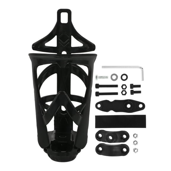 SWETRACE Motorcycle Cup Holder Black 1Pack 6.7x3.1x3.1in