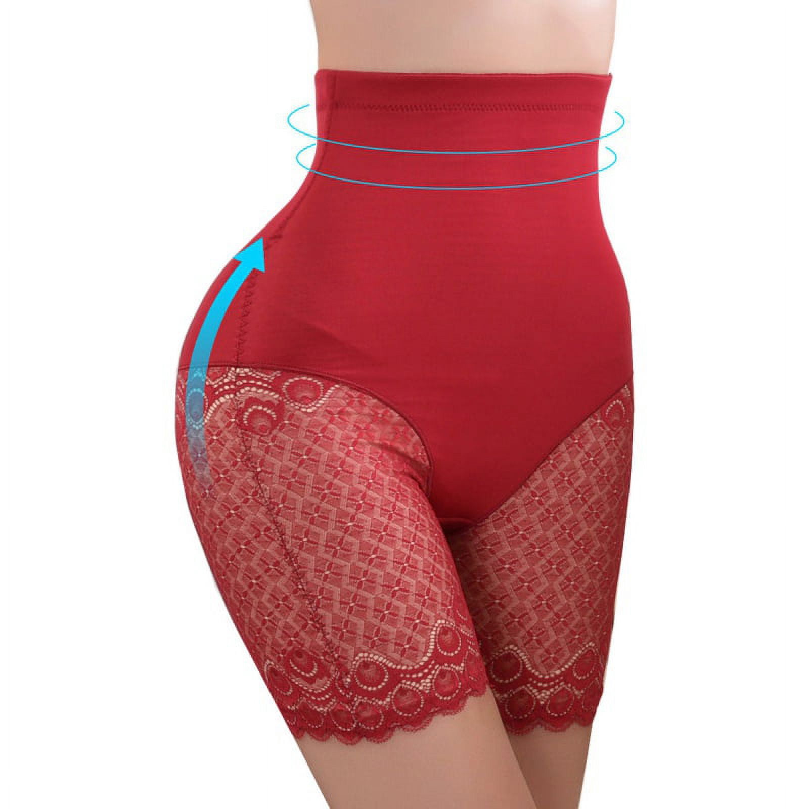 Plus Size Women High Waist Shaping Panties Postpartum Slimming Body Shaper Tummy Control Underwear Butt Lifter Safety Short Pant Shapewear