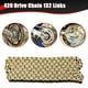 thumbnail image 3 of Cadena para moto KAMIER 428 132 eslabones dorados con rompecadenas, 3 of 9