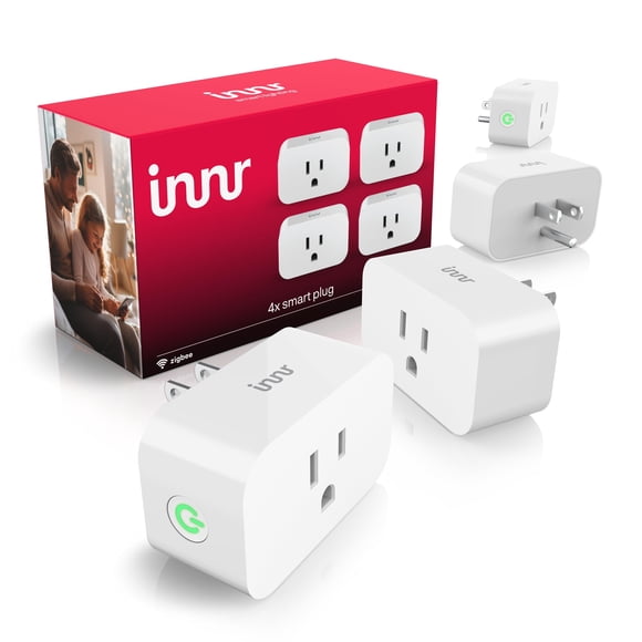 Enchufe eléctrico Innr Zigbee Smart Plug, paquete de 4 monitores de energía