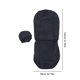 thumbnail image 5 of HAMPPLIES 1Jgo Funda Para Asiento De Vehículo Cuero PU Negro Suave Duradera Y Elegante, 5 of 6