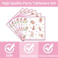 thumbnail image 3 of Fairy Birthday Party Supplies Tableware - 96PCS Butterfly Flower Fairies Plates and Napkins Birthday Decorations, Enchanted Forest Garden Party Tableware Set, Fairy Party Supplies Serve 24 Guests, 3 of 7