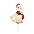 thumbnail image 3 of Christmas Decorations, Christmas Scarf Lights Outdoor Christmas Figure Set of 1 LED Acrylic Ducklings Garden Light-Up Holiday Decoration Big Christmas Ornament Christmas Ornament, 3 of 9