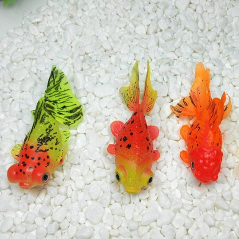  Floating Fish 10pcs Miniature Goldfish Artificial