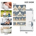 thumbnail image 6 of Yayeee 2 Pack Hand Towels for Bathroom 100% Cotton 16" x 28" Soft Absorbent Kitchen Towel, Winter Village, 6 of 7