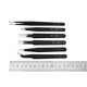 thumbnail image 5 of Tweezers Set 6pcs/Set ESD Acero Inoxidable Con Cuero, 5 of 9