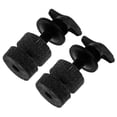 thumbnail image 1 of BESTYASH 2 Set Drum Cymbal Felt Pad Black Plastic for Musicians with Mounting Stability, 1 of 5