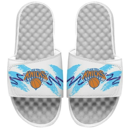 

Youth ISlide White New York Knicks 90s Paper Cup Slide Sandals