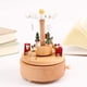 thumbnail image 2 of Caja de música de madera Elk Navidad Copo de nieve Decoración Caja de música personalizada Niños y niñas Rotación Artesanía JAMW  Sencillez, 2 of 5