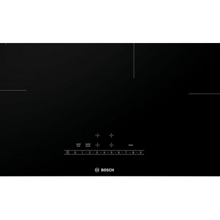 Bosch - 500 Series 30" Built-In Electric Induction Cooktop with 4 elements - Black