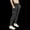 Modern Simplicity, variant on Women's Solid Pocket Activewear Leggings - Jersey Mesh Panel Capri , L