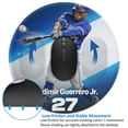 thumbnail image 2 of Toronto Baseball VG 27 Round Non-Slip Rubber 1 PC 8in Mouse Pad 3mm Thick Polyester Surface for Office Gaming PC, Bluebird Mouse Pad LS468, 2 of 7