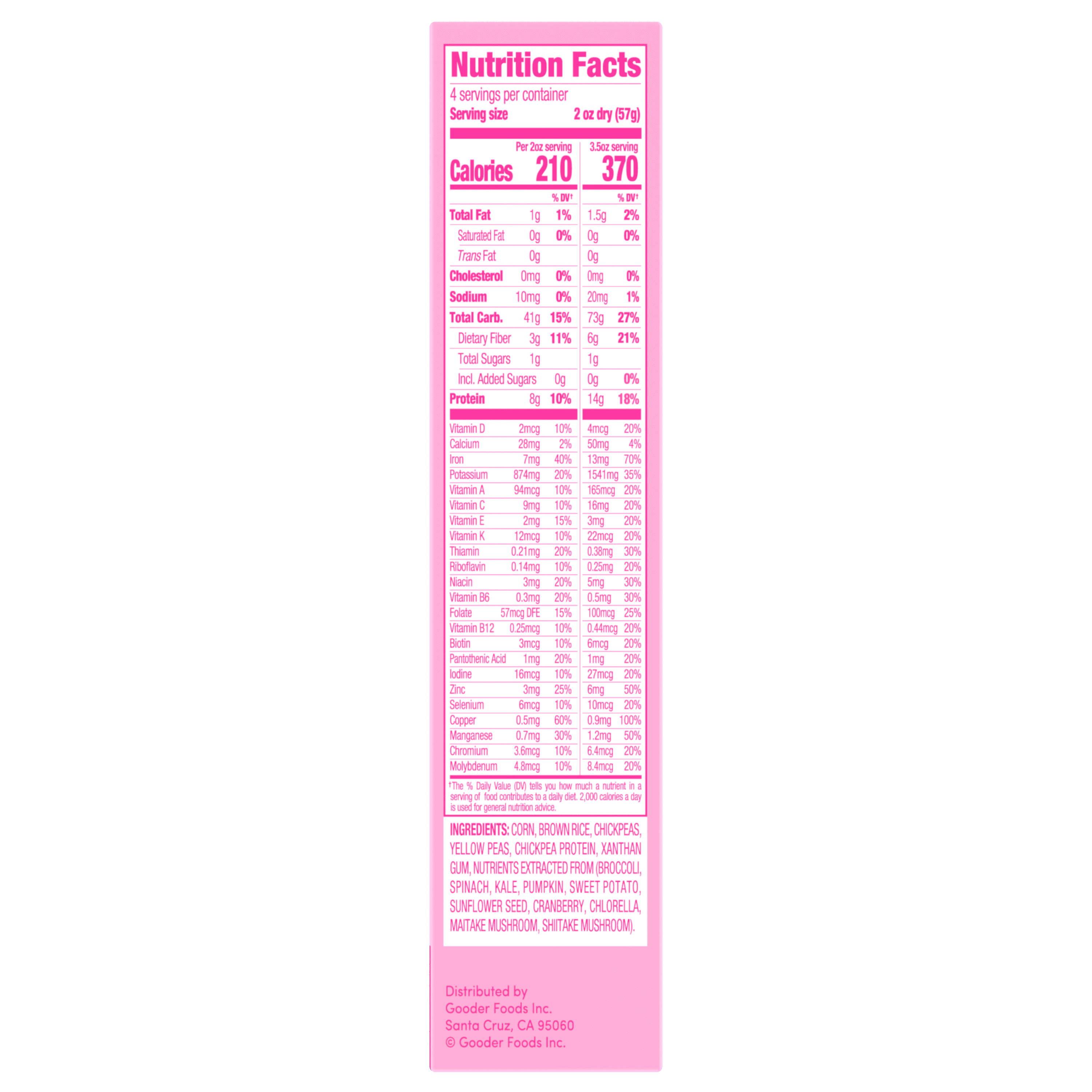 (2 pack) Goodles Protein-Packed Gluten-Free Dry Pasta Twistful Thinking 8 oz