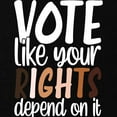 thumbnail image 3 of CafePress - VOTE Like Your Rights Depend On It Sweatshirt - Classic Crew Neck Sweatshirt, 3 of 4