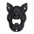 thumbnail image 1 of Wall-Mounted Cast Iron Bottle Opener with Pig Design, 1 of 5