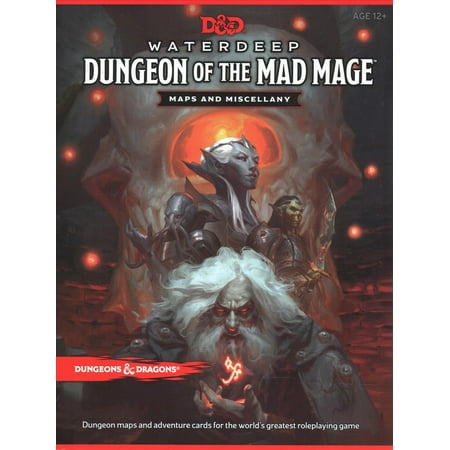 Dungeons & Dragons Waterdeep: Dungeon of the Mad Mage Maps and Miscellany (Accessory, D&D Roleplaying (Best Rpg Card Games)