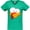 Kelly Green, variant on Inktastic Thanksgiving Goofball Turkey Face Women's V-Neck T-Shirt