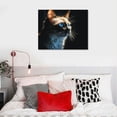 thumbnail image 4 of Nawypu Canvas Wall Art Siamese Cat Pictures Poster Print Animal Prints Wall Decor With Framed, 4 of 4