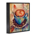 thumbnail image 3 of Stupell Industries Bohemian Coffee Beans & Latte Black Framed Giclee Art, 12 x 12, by Alina Georgescu, 3 of 8