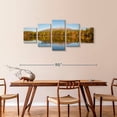 thumbnail image 3 of Elephant Stock Katahdin Mountain Scene Wall Art - Horizontal Multi Panel Canvas - Living Room Wall Decor - Nature Multi Panel - Blue And Green Decor - 80" x 36", 3 of 8