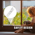 thumbnail image 4 of 6Pairs Tilt Latch,Plastic Construction Window Latch Replacement,Snap-in Pairs Spring Loaded Lock, 4 of 6