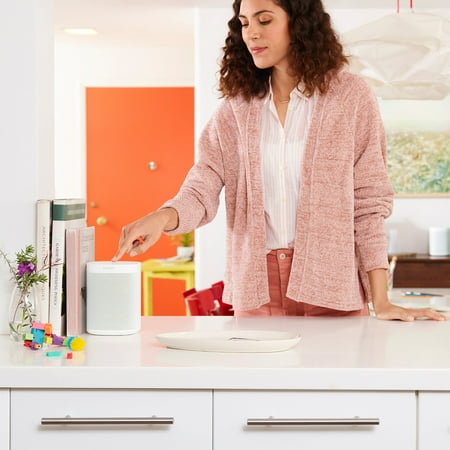 Sonos - One (Gen 2) Smart Speaker with Voice Control built-in - White