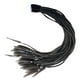 thumbnail image 1 of Peluca rizada de motocross con trenzas y cola de caballo para casco de motocicleta, ideal para mujeres negro gris oscuro, 1 of 3