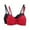 Wine 2, variant on hotojiny 2PC Bras for Women Wireless Lace Bralette Underwire Push Up Bras Comfort Everyday Bra with Adjustable Straps