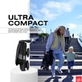 thumbnail image 3 of gb Pockit Air All Terrain Ultra Compact Lightweight Travel Stroller with Breathable Fabric in Velvet Black, 3 of 5