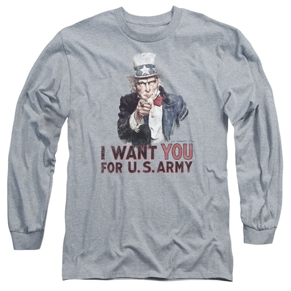 Army - I Want You - Long Sleeve Shirt - Small