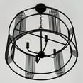 thumbnail image 3 of Capital Lighting 346041 Lennon 4 Light 26" Wide Drum Chandelier - Black, 3 of 4