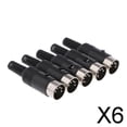 thumbnail image 1 of Conector Adaptador de audio Baoblaze Asiento DIN Enchufe de 5 Pines 6 piezas, 1 of 8