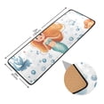 thumbnail image 2 of Cartoon Mermaid 72×24 inch Runner Rug Non-Slip Pads Ares Rugs Washable for Bedroom Bathroom Living Room, 2 of 6