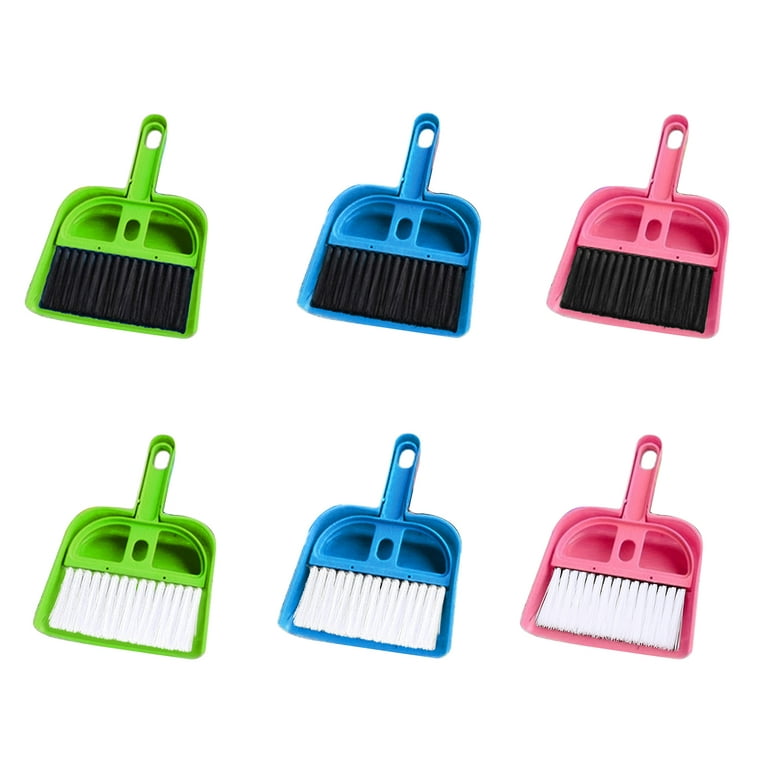 Small Broom and Dustpan Set for Home, Mini Clean Brush with Dust