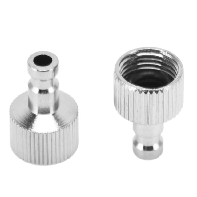 Conjunto de Adaptadores de Aerógrafo, Accesorios de Desconexión de Liberación RÁPIDA DE AERÓGRAFO ACERO INOXIDABLE DE ACERO INOXIDABLE 6 PCS para la Industria