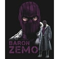 thumbnail image 2 of Girl's Marvel The Falcon and the Winter Soldier Mask of Baron Zemo  Graphic Tee Black Medium, 2 of 4