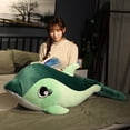 thumbnail image 2 of dolphin doll pillow ocean world plush toy aquarium souvenirs children doll wholesale heqiyong toy, 2 of 2