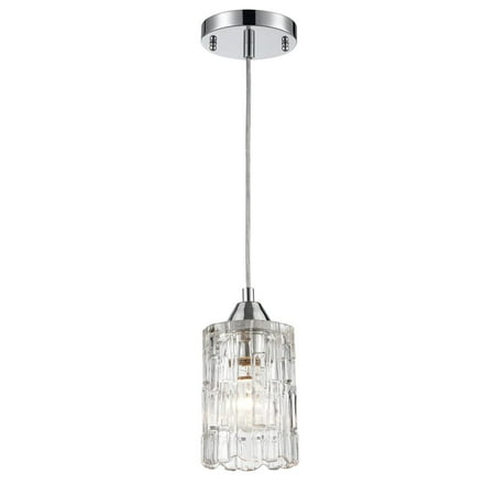 

Elk Home 4.5-Inch Wide Ezra Pendant Contemporary Polished Chrome