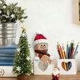thumbnail image 6 of Christmas Gifts For kids, Wooden Man Figurine With Hat and Scarf, Handmade Feet Wood-en Car Dashboard Decorations with 12 PCS Expressions, Funny Wood Desktop Decor(A), 6 of 9
