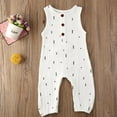 thumbnail image 5 of Newborn Baby Girl Boy Clothes Romper Jumpsuit Solid Outfits Set, 5 of 5
