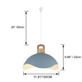 thumbnail image 6 of Kiven H Track Pendant Lightning, 1 Light Modern H Track Lighting Iron Pendant Lights with Iron Shade,E26 Socket(Bulb Not Included), 6 of 7