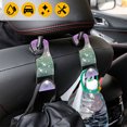 thumbnail image 2 of Kenally 4 piezas automotrices reposacabezas gancho bolsa de compras soporte colgante negro Type3 NO3 Kenally  VI015497-01B, 2 of 6