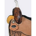 thumbnail image 6 of 14 In Comfytack Western Horse Barrel Racing Trail Pleasure American Leather Saddle Tack Set With Reins Dark Brown, 6 of 8
