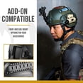 thumbnail image 3 of Casco Airsoft Casco táctico ajustable ER negro, 3 of 3