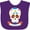 Purple, variant on Inktastic Day of the Dead Skull Boys or Girls Baby Bib