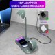 thumbnail image 4 of Luz nocturna de carga inalámbrica 3 en 1, carga inalámbrica para teléfono móvil, carga rápida inalámbrica, audio Bluetooth, carga inalámbrica, 4 of 9